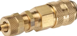 Schott-Schnellkupplung (NW5) 8x6mm Schlauch, Messing