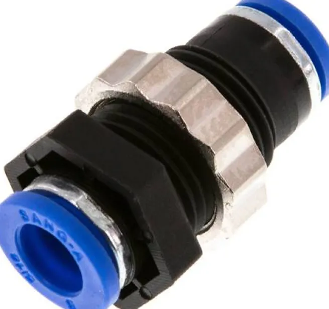 Schott-Steckanschluss 8mm, IQS-Standard, aus Kunststoff