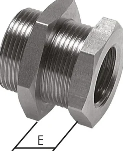 Schottverschraubung G 1/8"-G 1/4", 1.4571