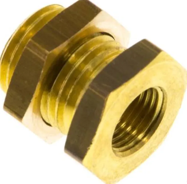 Schottverschraubung G 1/8"-G 1/4", Messing