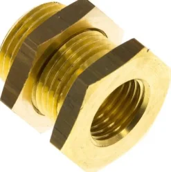 Schottverschraubung G 1/4"-G 3/8", Messing