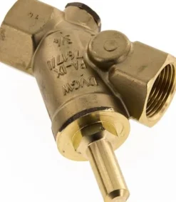 Schrägsitz-Rückschlagventil, Rp 3/4", PN 10 / DVGW, Messing