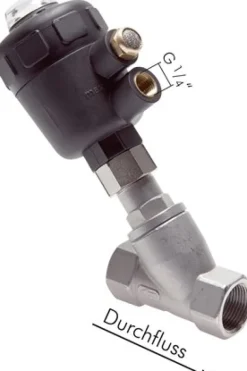 Schrägsitzventil G 3/4",Antrieb: Kunststoff, Eco-Line