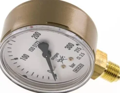 Schweißtechnik-Manometer 63mm, 0 - 315 bar, Sauerstoff (O2)