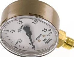 Schweißtechnik-Manometer 63mm, 0 - 2,5 bar, Acetylen (C2H2)