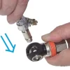 Schwenk-Sicherheits-Schnellkupplung (NW7,2) G 1/4"(IG)