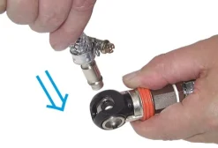 Schwenk-Sicherheits-Schnellkupplung (NW7,2) G 1/4"(IG)