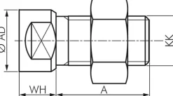 SFS 50/80-B ISO 21287-Zylinder, doppeltw., Kolben 50mm, Hub 80mm