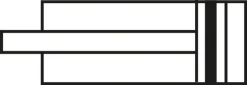 SFS 40/30 ISO 21287-Zylinder, doppeltw., Kolben 40mm, Hub 30mm