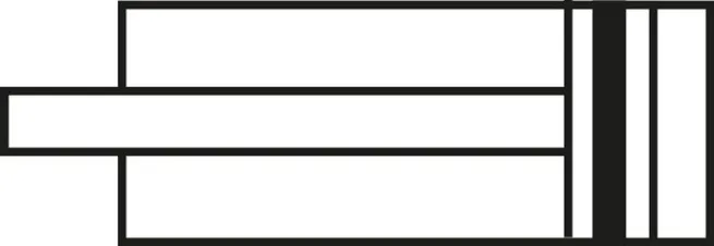 SFS 20/80 ISO 21287-Zylinder, doppeltw., Kolben 20mm, Hub 80mm
