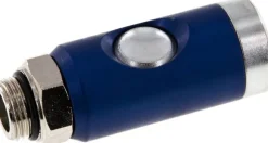 Sicherheits-Druckknopfkupplung (NW7,2), G 3/8" AG, Stahl verzinkt