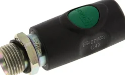 Sicherheits-Druckknopfkupplung (NW7,2), G 1/2" AG, Kunststoff