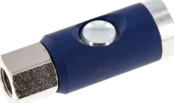 Sicherheits-Druckknopfkupplung (NW7,2), G 1/4" IG, Stahl verzinkt
