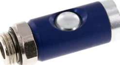 Sicherheits-Druckknopfkupplung (NW7,2), G 1/2" AG, Stahl verzinkt
