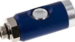 Sicherheits-Druckknopfkupplung (NW7,2), G 1/4" AG, Stahl verzinkt