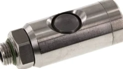 Sicherheits-Druckknopfkupplung (NW7,2), G 1/4" AG, Edelstahl