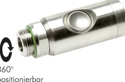 Sicherheits-Druckknopfkupplung (NW7,2), G 1/4" AG, Edelstahl