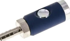 Sicherheits-Druckknopfkupplung (NW7,2), 9 (3/8")mm Schl., Stahl verzinkt
