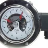 Sicherheits-Kontaktmanometer, waagerecht, 100mm, 0 - 1,6 bar, 1 Öffner- 1 Schliesskontakt, Edelstahl