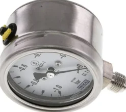 Sicherheits-Manometer senkrecht, 63mm, -1 bis 0 bar