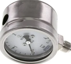 Sicherheits-Manometer senkrecht, 63mm, 0 - 4 bar