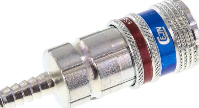 Sicherheits-Schnellkupplung (NW7,2) 6 (1/4")mm Schlauch, CEJN