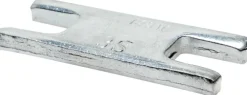 Sicherungsblech für Aufbauschraube (je Klemmbackenpaar wird 1 Stück benötigt), Stahl verz, BG 6