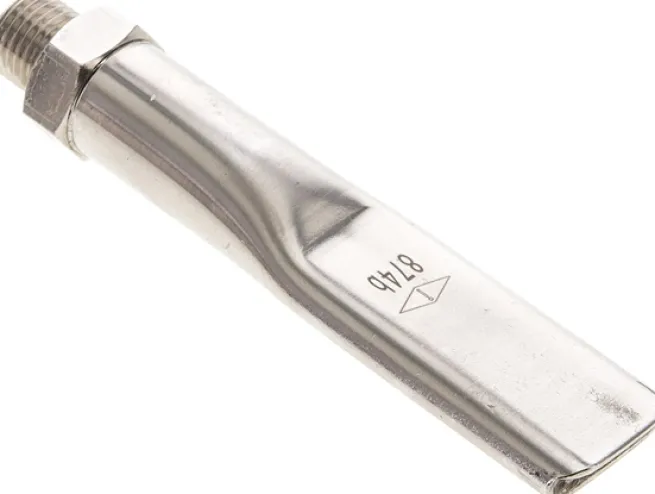 Softy Flachdüse, 21, M 12 x 1,25, Messing vernickelt