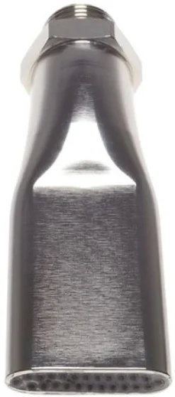 Softy Flachdüse, 21, M 12 x 1,25, Messing vernickelt