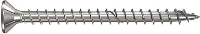 Spanplatten-Senkkopfschraube, TORX, 4,0x16, Stahl verzinkt, weiß