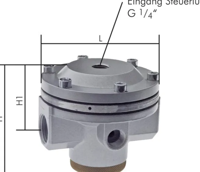 STANDARD Druckregler (Volumenbooster) G 1-1/2", Standard 8