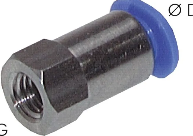 Steckanschluss Innengewinde M 5-4mm, IQS-Mini
