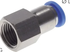 Steckanschluss m. Innengew. G 1/4"-8mm, IQS-Standard