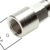 Steckanschluss m. Innengew. G 1/8"-8mm, IQS-MSV (Hochtemperatur), Dichtung FKM