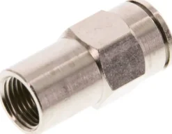 Steckanschluss m. Innengew. G 1/8"-8mm, IQS-MSV (Hochtemperatur), Dichtung FKM