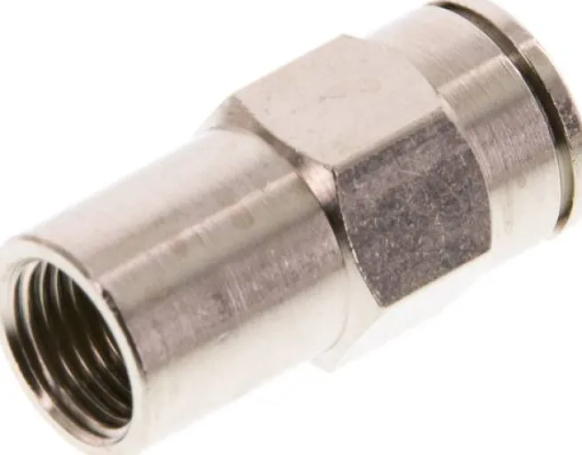 Steckanschluss m. Innengew. G 1/8"-8mm, IQS-MSV (Hochtemperatur), Dichtung FKM