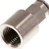 Steckanschluss m. Innengew. G 1/4"-6mm, IQS-MSV (Hochtemperatur), Dichtung FKM