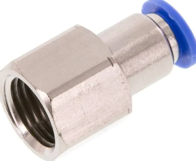 Steckanschluss m. Innengew. G 1/4"-6mm, IQS-Standard