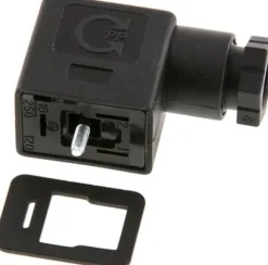 Stecker Größe 1 (Industrienorm B), schwarz