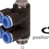 Steck-Mehrfachverteiler, 6-fach R 1/2"-8mm, IQS-Standard