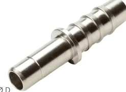 Stecknippel 6mm-6 (1/4")mm Schlauchtülle, IQS-MSV