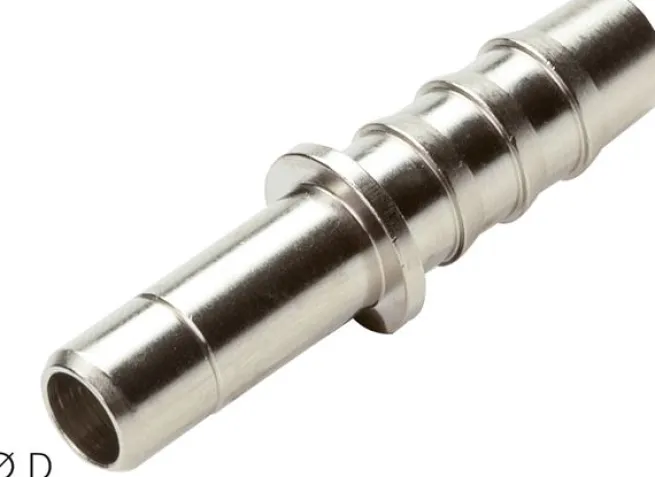 Stecknippel 6mm-6 (1/4")mm Schlauchtülle, IQS-MSV