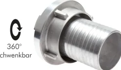 Storz-Kupplung 110-A, 110mm Schlauch, Aluminium (geschmiedet) Typ STKSP 133/110 A