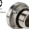 Storz-Kupplung G 2"(AG), 52-C, Aluminium (geschmiedet) Typ STKG 66/20 A-DR
