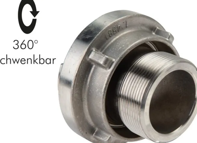 Storz-Kupplung G 2"(AG), 52-C, 1.4581 Typ STKG 66/20 ES-DR