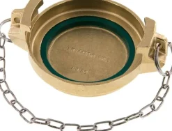 Tankwagenkupplung Verschlussdeckel, Messing für VK 80 MS