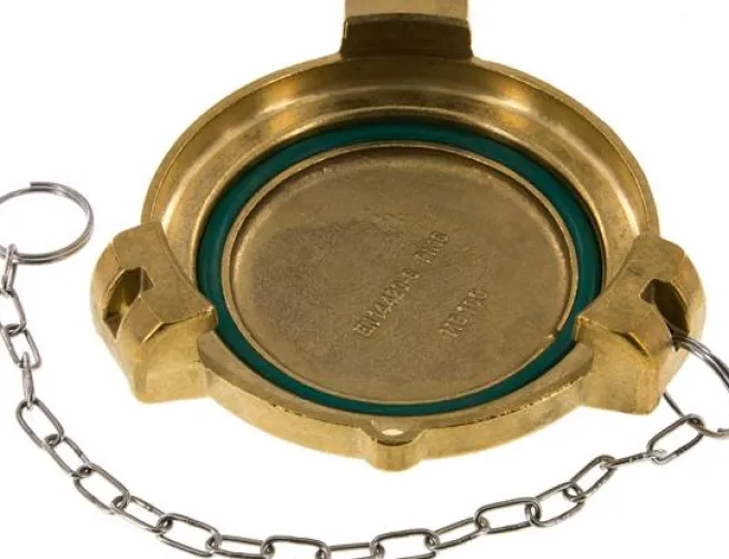 Tankwagenkupplung Verschlussdeckel, Messing für VK 100 MS