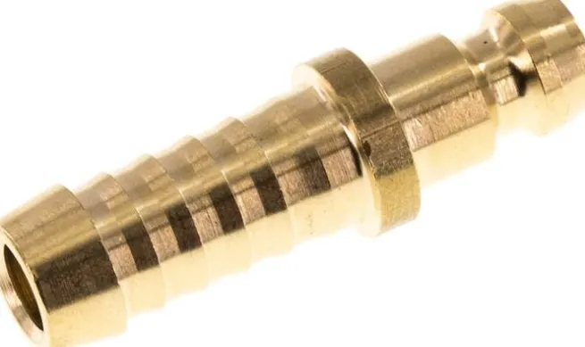 Temperierkupplungsstecker 9mm Zapfen, 9 (3/8")mm Schlauch