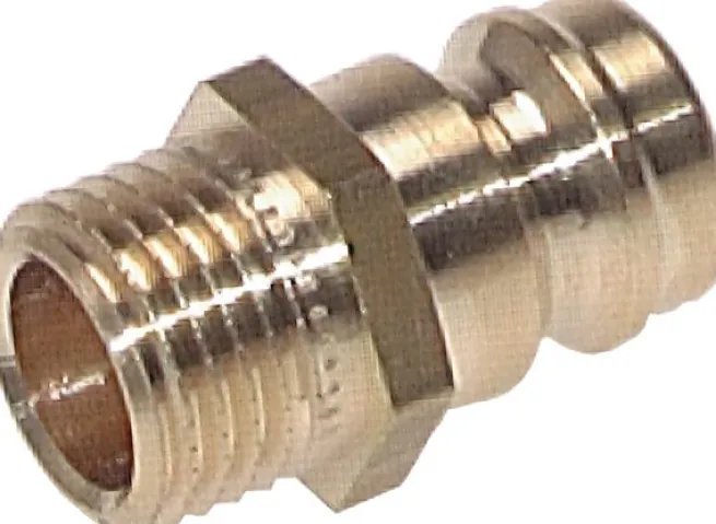 Temperierkupplungsstecker 13mm Zapfen,G 1/2"(AG)