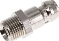 Temperierkupplungsstecker 9mm Zapfen,G 1/8